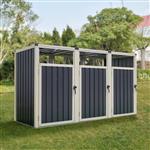 [pro.tec] Containerombouw Tarbek antraciet 121x219x82 cm