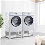 [en.casa] Wasmachine sokkel dubbel Cremlingen verhoger met planken