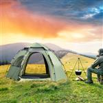 [pro.tec] Tent Nybro automatisch 240x205x140 cm donkergroen