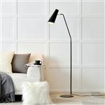 [lux.pro] Vloerlamp staande lamp Norwich metaal E27 160 cm zwart