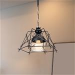 [lux.pro] Hanglamp Bedford E27 zwart