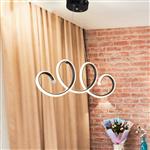 [lux.pro] Hanglamp Durham met 206 LED's zwart en wit