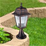 [lux.pro] Wandlamp voor buiten Ipswich E27 koperkleurig