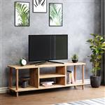 [en.casa] TV meubel Ærøskøbing 120x29x43 cm houtkleurig