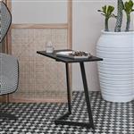 [en.casa] Bijzettafel Kalundborg 55x60x30 cm zwart