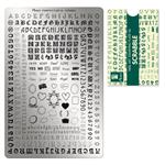 Moyra Stamping Plate 46 SCRABBLE