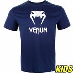 Venum Kleding Classic T Shirt Kids Navy Blue