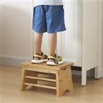 [en.casa] Opstapje Ryslinge 33x21,5x20 cm bamboe max 100 kg