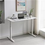 [pro.tec] Bureau Arogno zit sta elektrisch verstelbaar 120x60 cm wit