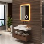 [pro.tec] Spiegel Racale met LED verlichting 70x50x3 cm wit