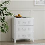 [en.casa] Ladekast Hämeenlinna 72x60x40 cm staal wit