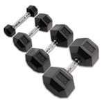 Body-Solid Trainen met Body-Solid Hexagon dumbbells 42.5 KG Paar