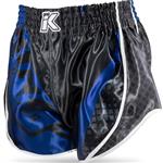 King Stormking 3 Muay Thai Kickboks Broekje Zwart Blauw
