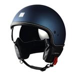 Motocubo beetle jethelm met vizier | mat blauw