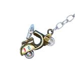 Sleutelhanger Italiaanse  Gouden Scooter