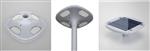 ACTIE  LED solar lantaarnpaal armatuur + zonnepaneel + afstandsbediening 3cel-maxilux 20W 2400 Lumen