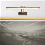 [lux.pro] Wandlamp Hartlepool met 32 LED's bronskleurig antiek