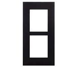 2N, inbouw installatieframe met grootte 2 modules voor Helios IP Verso zwart