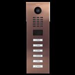 DoorBird IP intercom  D2106V Brons, 6 drukknoppen - Aantal : 6 Drukknoppen