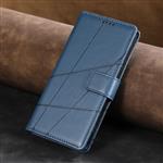 Samsung Galaxy M32 (5G) Flip Case Portefeuille - Wallet Cover Leer Hoesje - Blauw