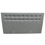 Knopen Hoofdbord gecapitonneerd 130X200 Antraciet