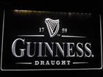 Guiness neon bord lamp LED cafe verlichting reclame lichtbak *wit*