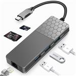 USB C adapter hub ethernet LAN USB 3.0 SD MicroSD *kwaliteit*