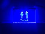WC toilet neon bord lamp LED cafe verlichting reclame lichtbak