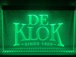 De klok bier neon bord lamp LED cafe verlichting reclame lichtbak