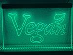 Vegan vega neon bord lamp LED verlichting reclame lichtbak