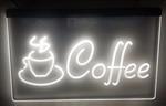 Koffie coffee neon bord lamp LED verlichting reclame lichtbak