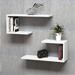 [en.casa] Wandplank Årslev set van 2 wit