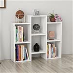 [en.casa] Staand rek Aabybro 76x85x22 cm wit