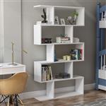 [en.casa] Boekenkast schap Hillerød 157x90x20 cm wit