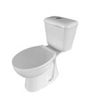 Toiletpot Boss & Wessing Cleaner Staand Zonder Bidet Inclusief Toiletbril S-trap 4 in 1 Wit