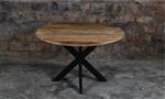 Eetkamertafel Mango Rond Facet Maat 120 cm