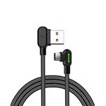 iPhone 15 Mcdodo nylon haakse kabel 50 centimeter - USB naar USB-C