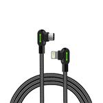 Iphone Mcdodo nylon haakse Lightning naar USB-C kabel 1,8 meter