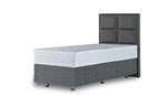 1 persoons Opberg Boxspring Antraciet 90X200