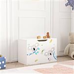 [en.casa] Doos voor speelgoed Oleiros 40x60x30 cm Koala motief