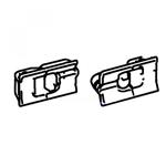 Thule Gliding Pieces Tension Arms LH+RH 8000/9200