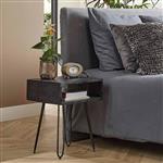 Nachtkastje Yucon black | Open vak