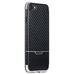 iPhone 7 X-LEVEL Goodcyl Carbon fiber Textuur Soft TPU Case - Zwart