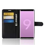 DrPhone Note 9 Flipcover - Bookcase - Luxe booktype PU Lederen Portemonnee Case - Wallet Case met Ki