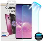 DrPhone Liquid Glass Galaxy S10+ Plus 3D Curved Edge 9H – UV Full Glue Screenprotector