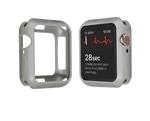 DrPhone FC2 - 44mm Case – Kras en Schokbestendig TPU Hoesje - Geschikt voor Apple Watch 44mm -  Grij
