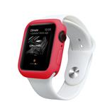 DrPhone FC2 - 38mm Case – Kras en Schokbestendig TPU Hoesje - Geschikt voor Apple Watch 38mm - Rood