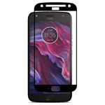 DrPhone Moto X4 Glas 4D Volledige Glazen Dekking Full coverage Curved Edge Frame Tempered glass Zwar