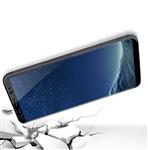 DrPhone Samsung A6 2018 Glas 4D Volledige Glazen Dekking Full coverage Curved Edge Frame Tempered gl