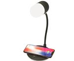 DrPhone SmartSound – 3 in 1 Lamp - Smart Speaker + Nachtlamp + Draadloos Laden -  Bluetooth 5.0  - B
